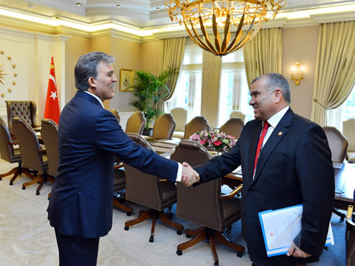 Soma Maden Kazaları Araştırma Komisyonu Üyeleri Çankaya Köşkü’nde